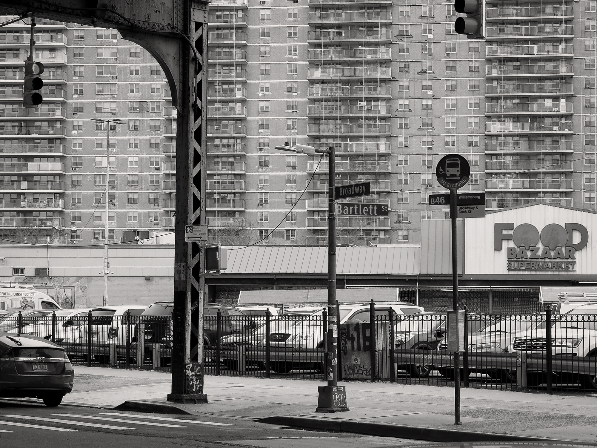Christoph Radke, New York City, Brooklyn, street view, 2024